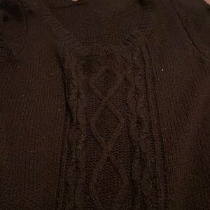 Black sweater dress